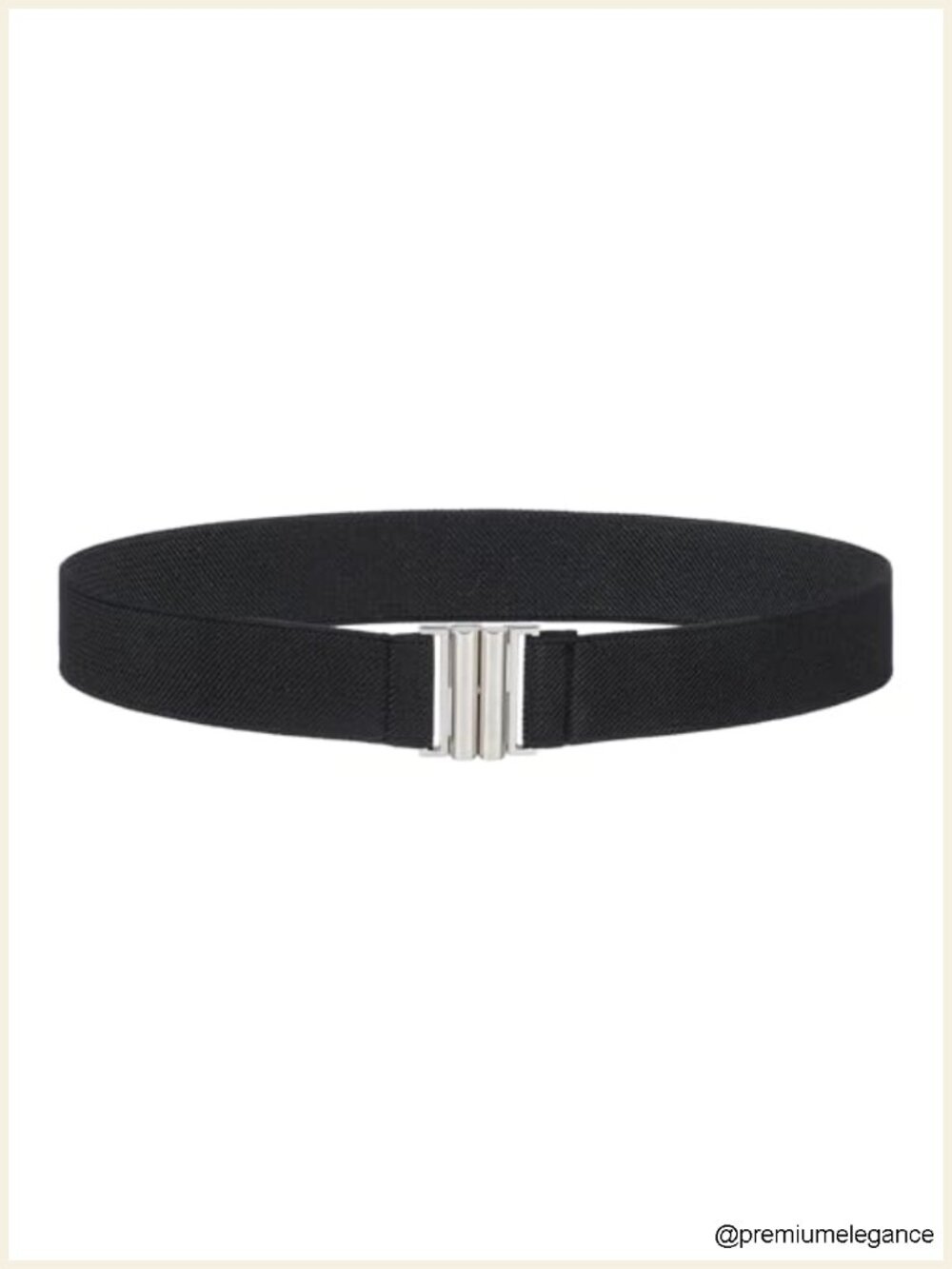 No Show Elastic Stretch Belt Invisible Flat Buckle Waistband Adjustable